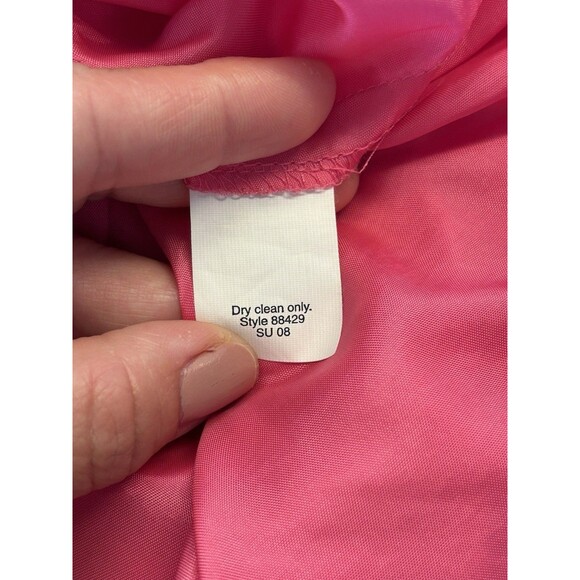 J. CREW Taffeta Pink Ballerina Dress Silk Sz 6 Barbiecore Coquette Legally Blond - Picture 7 of 8